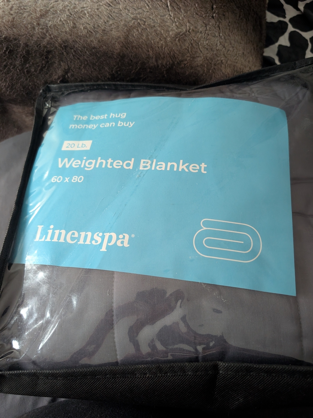 20 lb Gray Weighted Blanket - 60 x 80